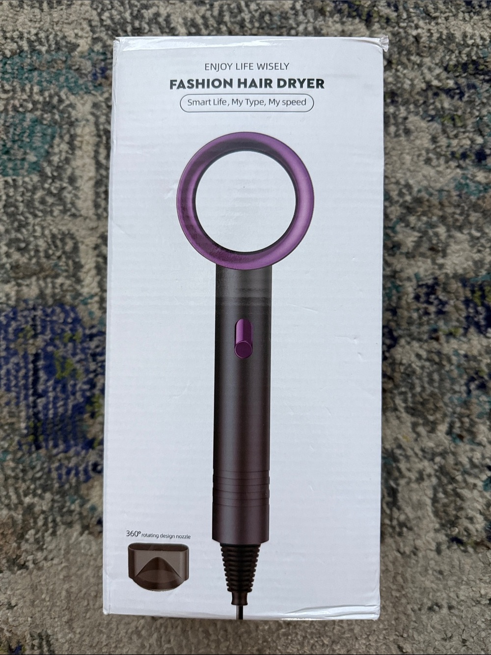 Fashion Hair Dryer – Ring Design – Brand New in Box